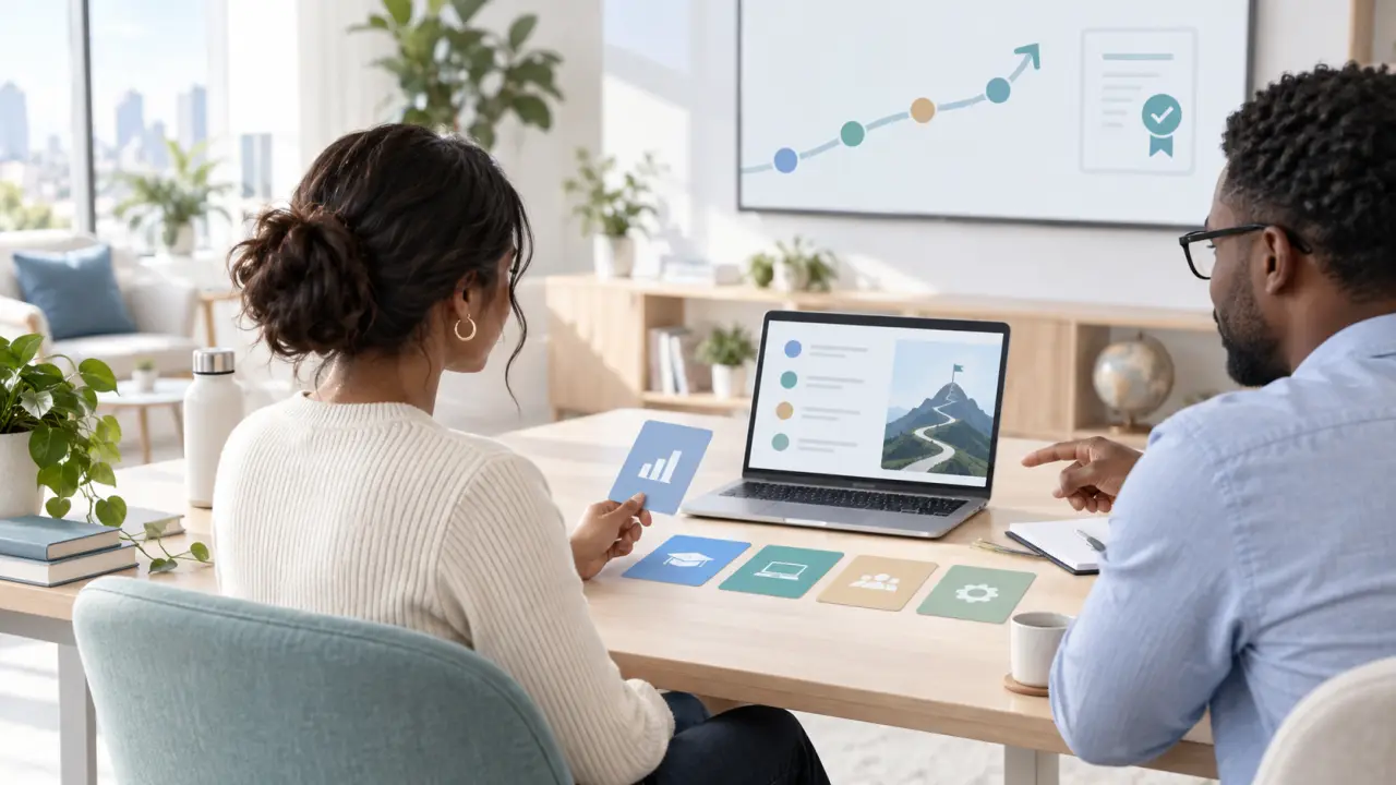 Professionnels en formation et progression de carrière