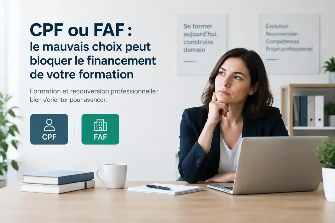 CPF ou FAF : le mauvais choix peut bloquer le financement de votre formation